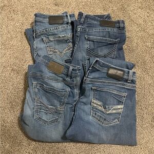 BKE Men's Tyler Straight Blue Jeans 34 x 38